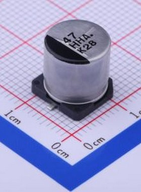 EEEHA1H470AP 贴片型铝电解电容 47uF ±20% 50V SMD,D10xL10.2mm