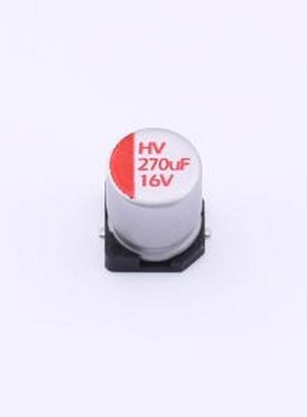 HV1C277M0607PZ 固态电容 270uF ±20% 16V SMD,D6.3xL7.7mm