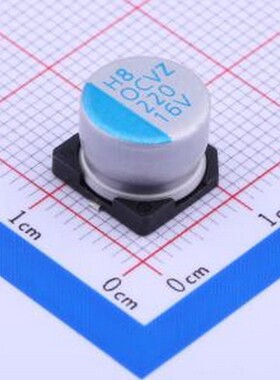 OVZ221M1CTR-1008 固态电容 220uF ±20% 16V SMD,D10xL7.7mm