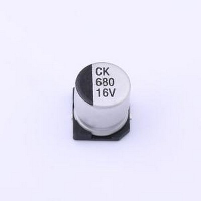 CK1C681M-CRG10 贴片型铝电解电容 680uF 16V SMD,D10xL10.5mm