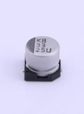 VEU330M1ETR-0606 贴片型铝电解电容 33uF ±20% 25V SMD,D6.3xL5