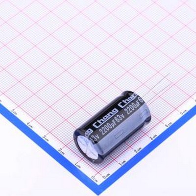 GR1J222MM300A00CV0 直插铝电解电容 2200uF ±20% 63V 插件,D18x