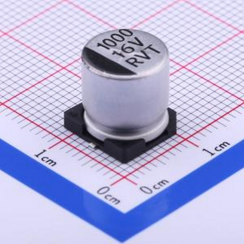 RVT1C102M1010VG 贴片型铝电解电容 1000uF ±20% 16V SMD,D10xL1