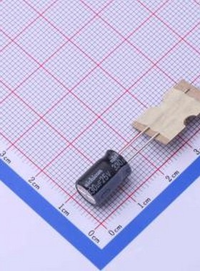 UVK1E331MPD1TD 直插铝电解电容 330uF ±20% 25V 插件,D8xL11.5m