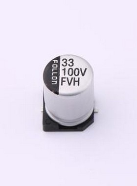 EFVH100ADA330M08B0 贴片型铝电解电容 33uF ±20% 100V SMD,D8xL