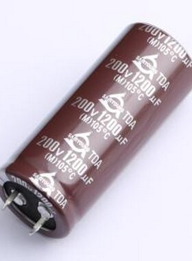 TDA200V1200M25.4*60 V 牛角型电解电容 1200uF ±20% 200V 插件,