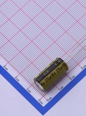 LKME2001K271MF 直插铝电解电容 270uF ±20% 80V 插件,D10xL20mm