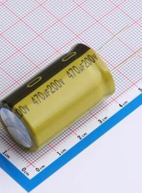 LKMK3602D471MF 直插铝电解电容 470uF ±20% 200V 插件,D22xL36m