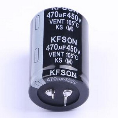 KS471M45035*50A 牛角型电解电容 470uF ±20% 450V 插件,D35xL50