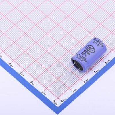 ECE2DM470J21OTPVZC 直插铝电解电容 47uF ±20% 200V 插件,D12xL