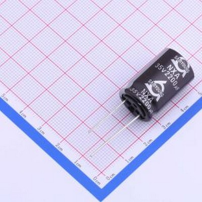 NXA 35V2200 M 16*25 直插铝电解电容 2200uF ±20% 35V 插件,D16
