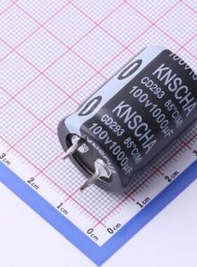 CD2931000UF100V167 牛角型电解电容 1000uF ±20% 100V 插件,D22