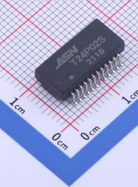 T24P02S 网口变压器 T24P02S SMD-24P,15.1x7.1mm