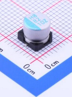 OVZ820M1ATR-0606 固态电容 82uF ±20% 10V SMD,D6.3xL5.9mm