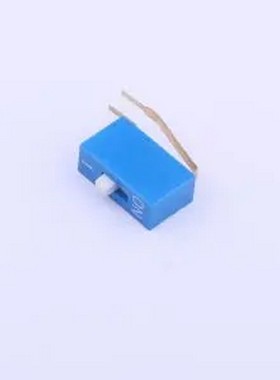 TM-01R 拨码开关蓝色01P-90度 立式侧插侧拨1位DIP 插件 拨码开关