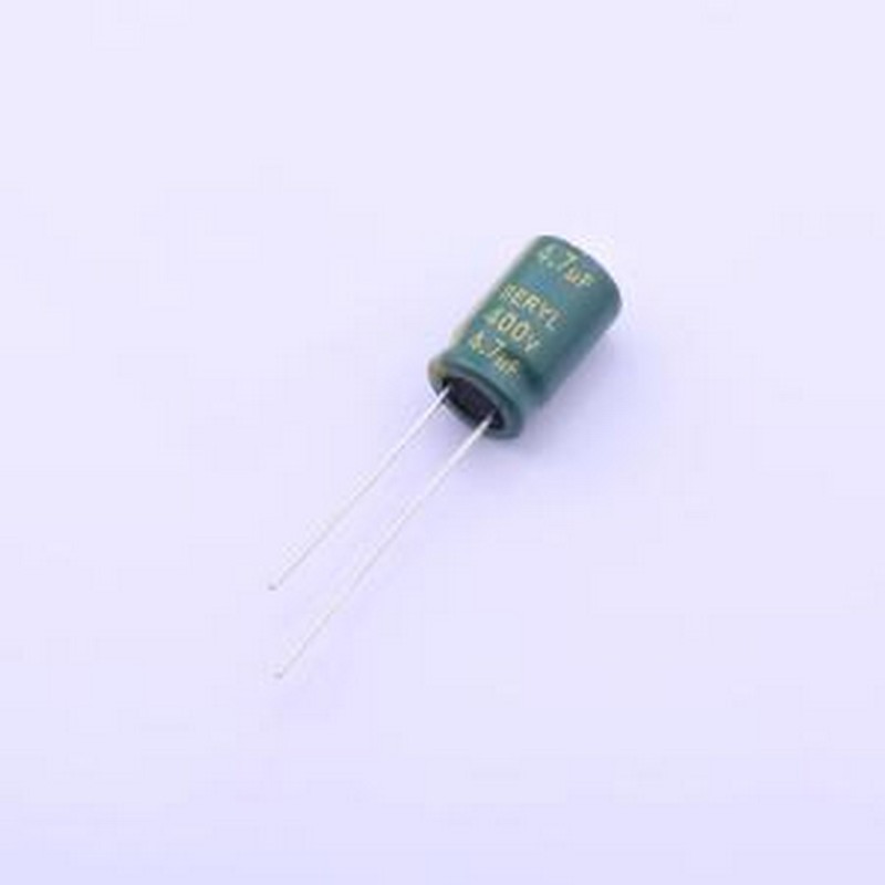 RC400M4R7LO8*12TH-2A1E 直插铝电解电容 4.7uF ±20% 400V 插件,