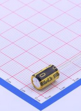 OGPDF0J102MF 直插铝电解电容 1000uF ±20% 6.3V 插件,D8xL11.5m