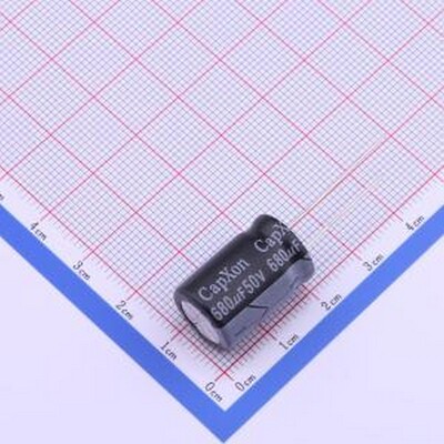 KF681M050I200A 直插铝电解电容 680uF ±20% 50V 插件,D13xL20mm