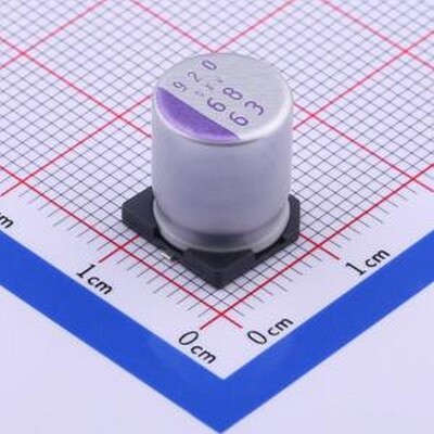 63SXV68M 固态电容 68uF ±20% 63V SMD,D10xL12.6mm
