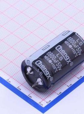 LS688M050O40RR0VH2SP0 牛角型电解电容 6800uF ±20% 50V 插件,D