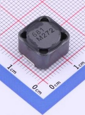 CDRH127NP-681MC 功率电感 680uH ±20% 960mA SMD,12x12mm