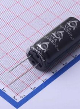 NXA35V6800M18*40 LO 直插铝电解电容 6800uF ±20% 35V 插件,D18