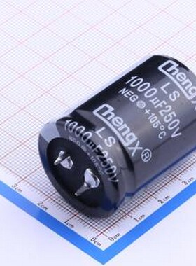 LS108M250P40RR0VH2SP0 牛角型电解电容 1000uF ±20% 250V 插件,