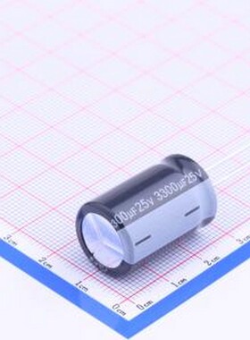 RGA332M1EBK-1625 直插铝电解电容 3300uF ±20% 25V 插件,D16xL2