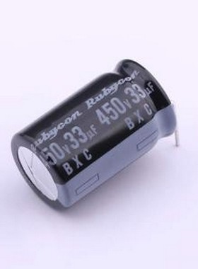 450BXC33MEFCRI16X25 直插铝电解电容 33uF ±20% 450V 插件,D16x