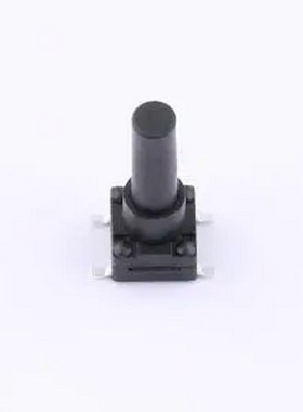 TSX06352-170D334DA-R0200 6*6*17编带防水轻触开关180gf黑护套 S