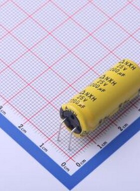 NXH25V2200M12.5*30 3.4RB 直插铝电解电容 2200uF ±20% 25V 插