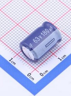 ERJ1JM181G13C36T 直插铝电解电容 180uF ±20% 63V CLEAR 紫色PE