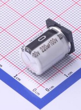 VMML1652A221MV 贴片型铝电解电容 220uF ±20% 100V SMD,D12.5xL