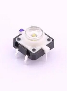 K6-1212A01 12.00mmx12.00mm 白色带灯开关 插件-6P,12x12mm 轻触