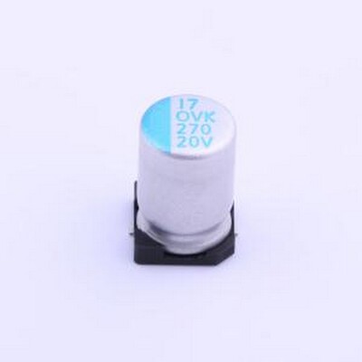 OVK271M1DTR-0812 固态电容 270uF ±20% 20V SMD,D8xL12mm