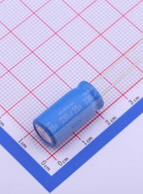 UBW1V331MPD 直插铝电解电容 330uF ±20% 35V 插件,D10xL20mm