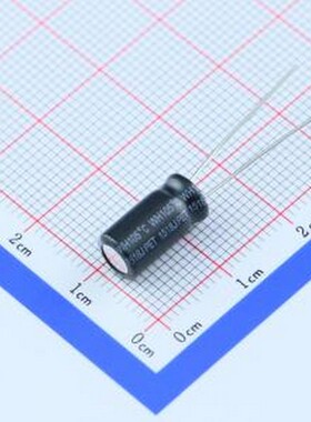EWH1EM221E12OT 直插铝电解电容 220uF ±20% 25V 插件,D6.3xL12m