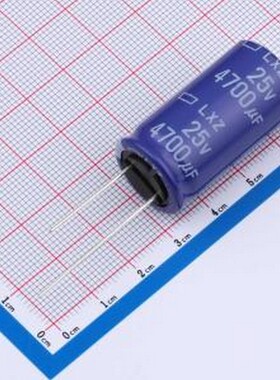 ELXZ250ELL472MM35S 直插铝电解电容 4700uF ±20% 25V 插件,D18x