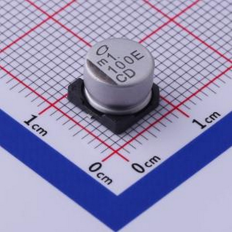 UCD1E101MCL6GS 贴片型铝电解电容 100uF ±20% 25V SMD,D8xL6.2m