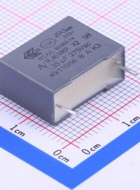 R46KI333000P0K 安规电容 330nF ±10% 275V 插件,P=15mm