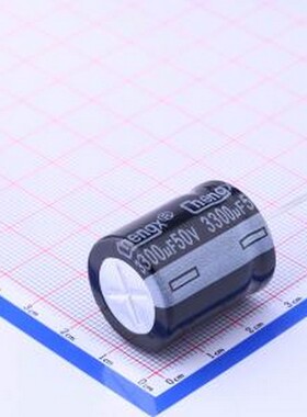 KM338M050N25RR0VH2FP0 直插铝电解电容 3300uF ±20% 50V 插件,D