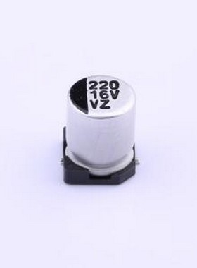 VZ1C221ME077000CE0 贴片型铝电解电容 220uF ±20% 16V SMD,D6.3