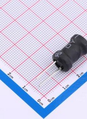 XR10*16-821K-L 功率电感 820uH ±10% 900mA 插件,D12xL20mm