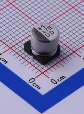 UUD1E470MCL1GS 贴片型铝电解电容 47uF ±20% 25V SMD,D6.3xL5.8