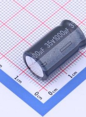 EWH1VM102W20C40T 直插铝电解电容 1000uF ±20% 35V 黑色 PET 插
