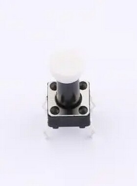 TSA06131-125B332CA-002E 6*6*12.5φ5*1白帽轻触开关 插件-4P,6.