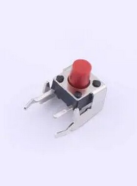 YTS645VK85 6x6x8.5 250gf 支架 插脚轻触开关 插件,7.5x6.2mm 轻