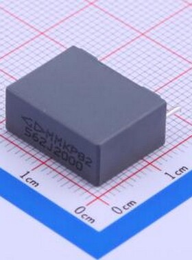 C823D562J60Q350 聚丙烯膜电容(CBB) 5.6nF ±5% 2kV 插件,P=15mm