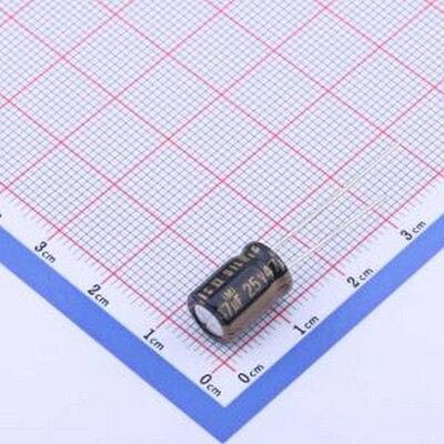 RFS-25V470MG3# 直插铝电解电容 47uF ±20% 25V 插件,D8xL11.5mm