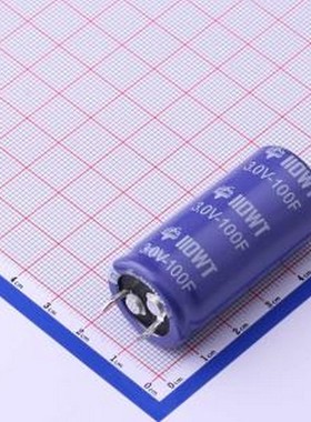 WTR3V0100F0Z-2245S 超级电容器 100F10%~+30% 3V 插件,22x45mm